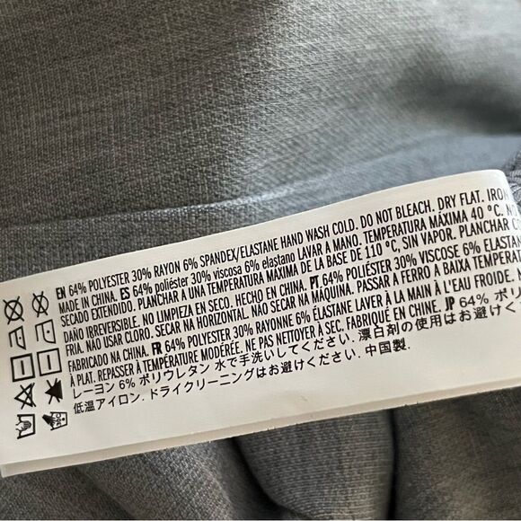 Barney's NYC x Forever 21 Collaboration Gray Trouser Pants Size Small NWT - Picture 11 of 12